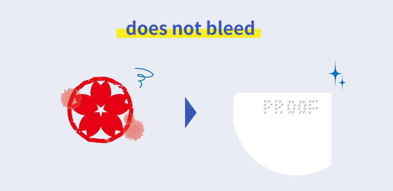 does not bleed